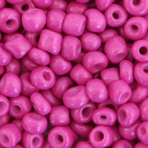 Rocailles 4mm cerise pink, 20 gram